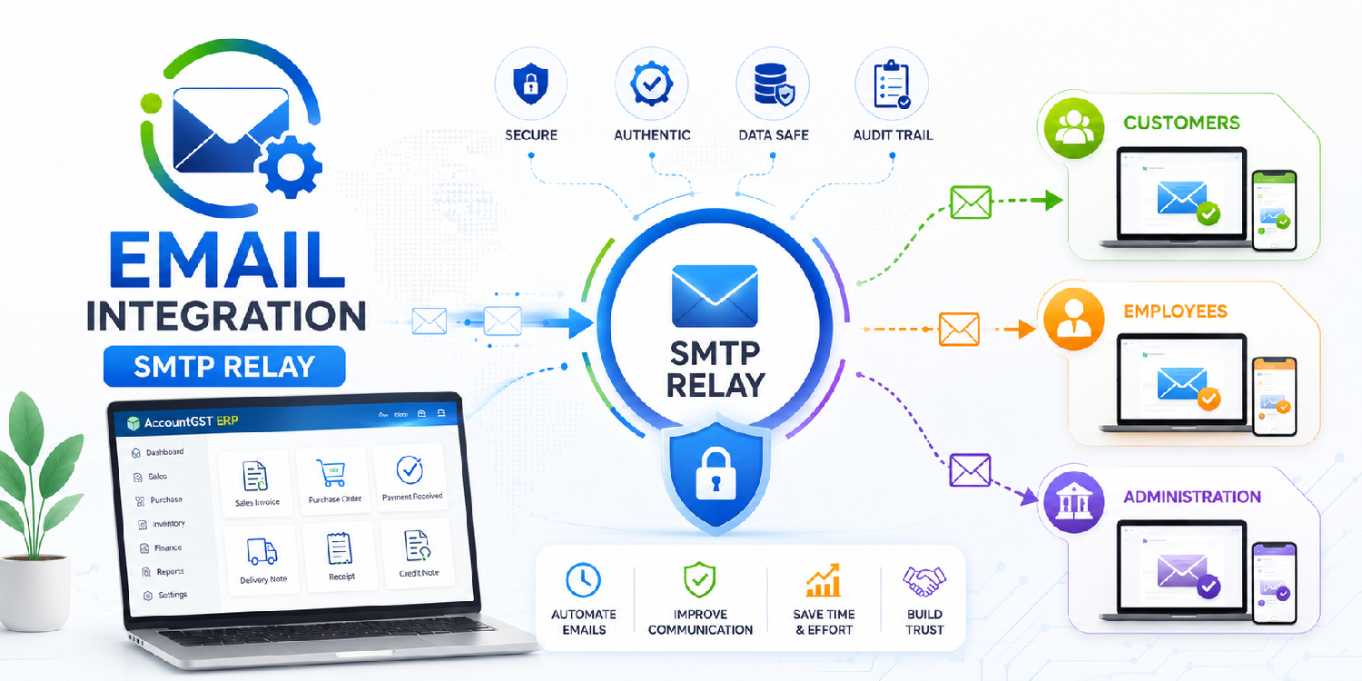 Email Integration - SMTP Relay AccountGST